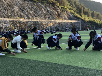 垃圾不落地,校园更美丽 - 靖源中学